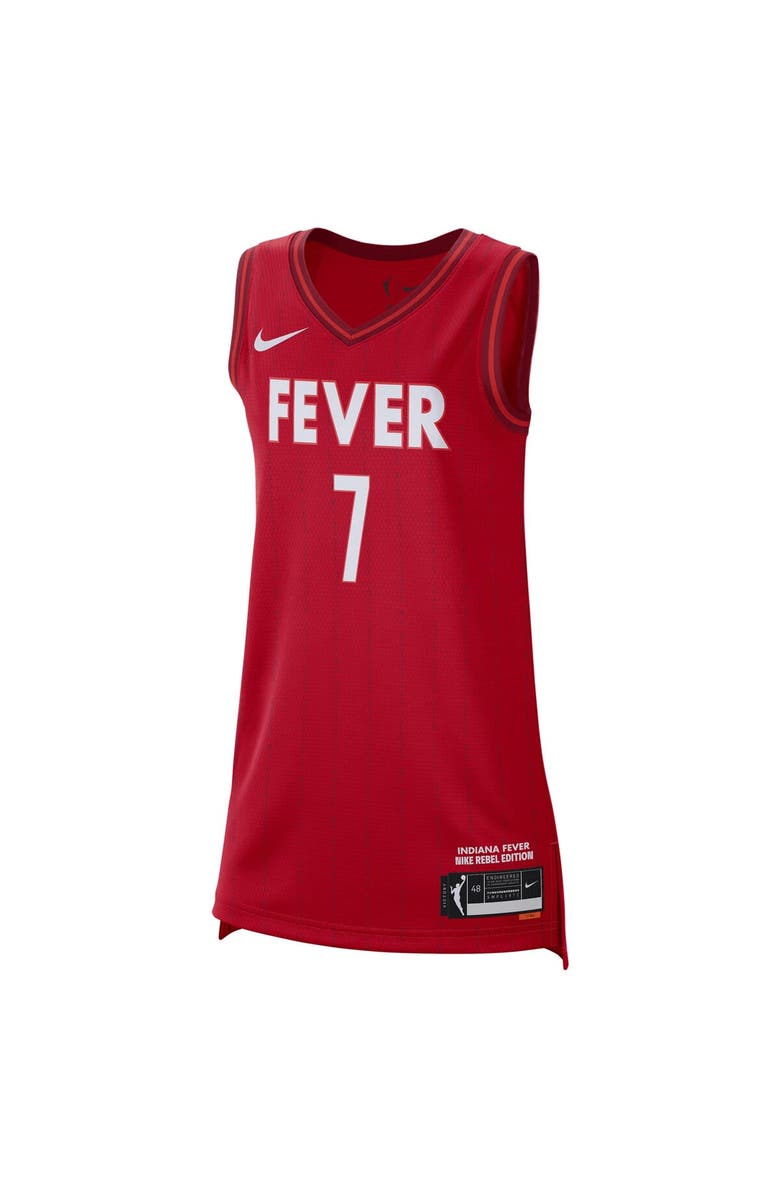 Nike Unisex Nike Aliyah Boston Red Indiana Fever Rebel Edition Player Jersey, Alternate, color, Red