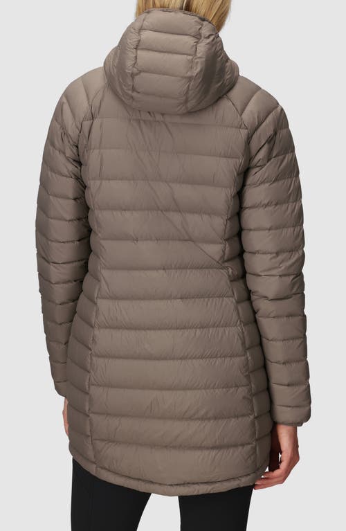 Outdoor Research Transcendent Water Resistant 800 Fill Power Down Coat In Brown