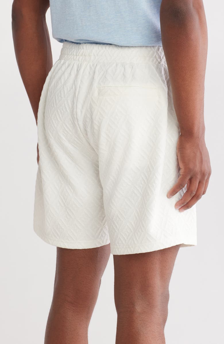 FLEECE FACTORY Jacquard Shorts, Alternate, color, Ivory