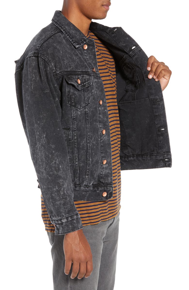 Barking Irons x Bob Dylan P44 Shelter Denim Jacket, Alternate, color,