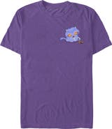 KPop Demon Hunters Men's Mischievous Derpy Pocket Short Sleeve Graphic T-Shirt