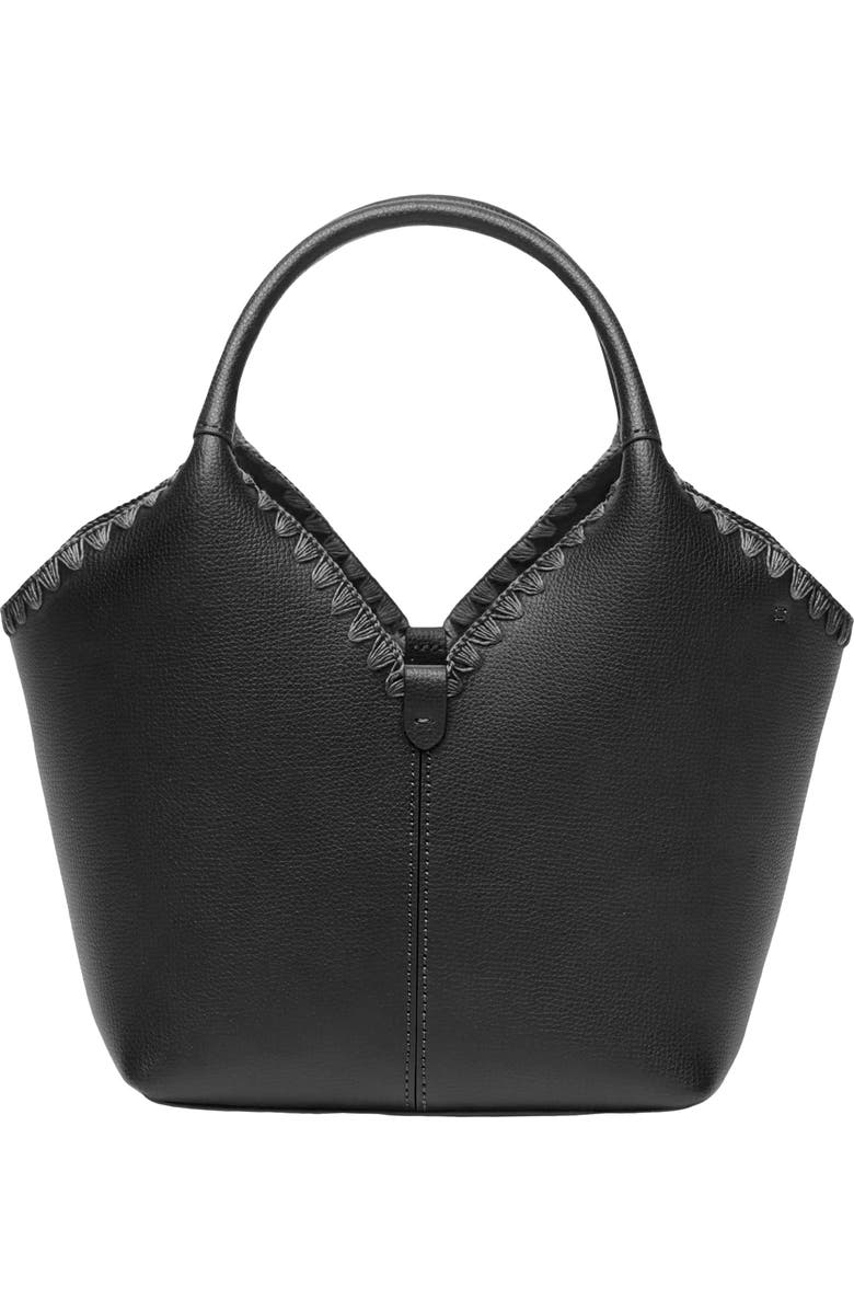 Oryany Vanessa Leather Satchel, Alternate, color, Black