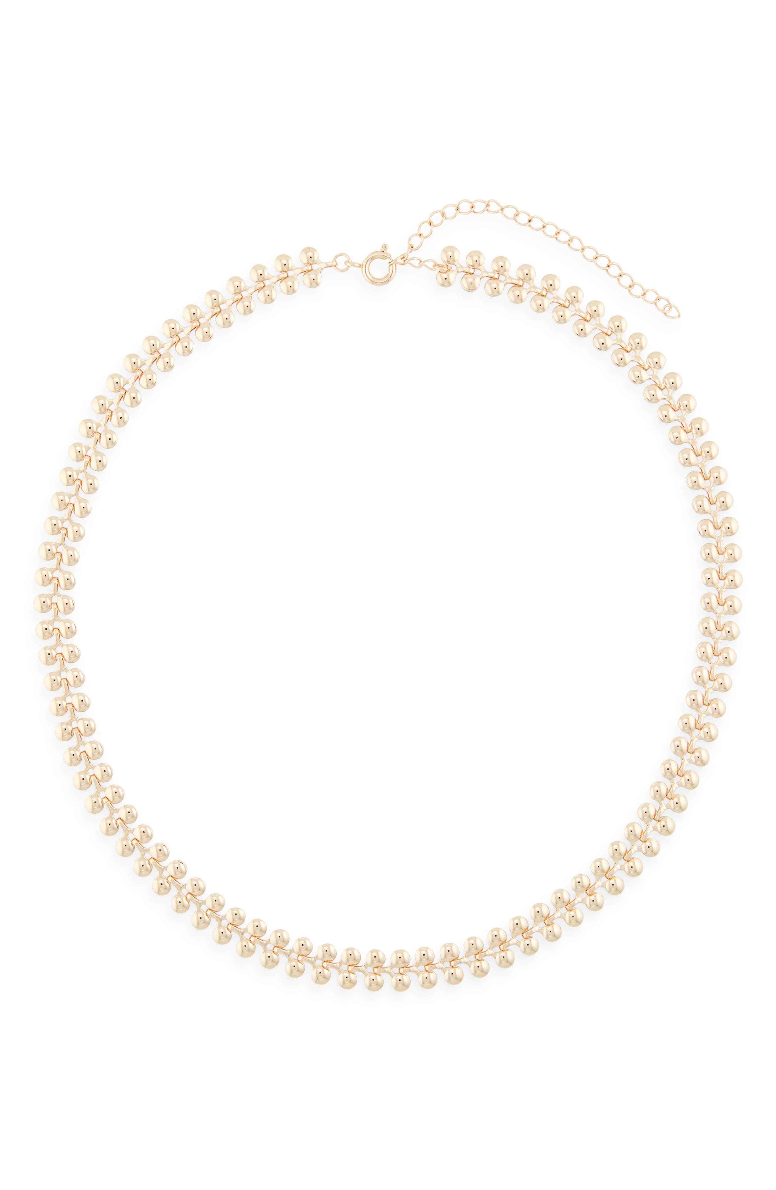 NORDSTROM RACK Petal Chain Necklace
