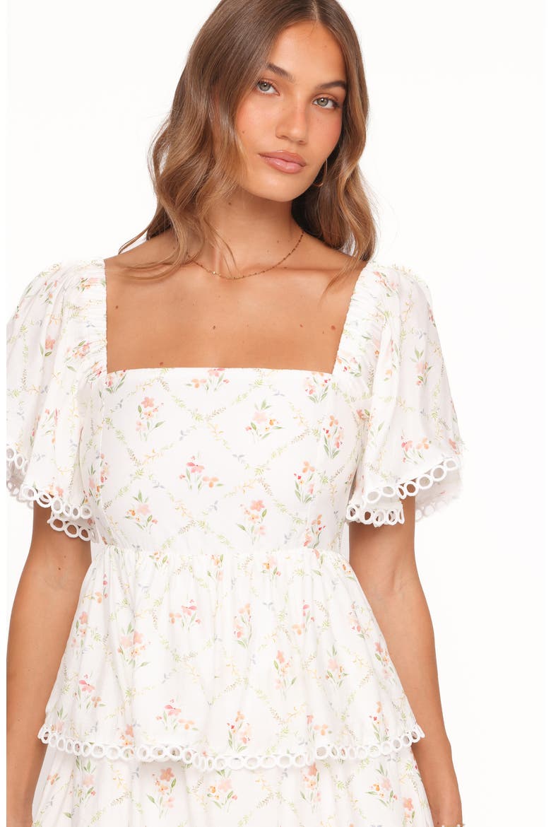 Chapel Maxi Dress, Alternate, color, WHITE VINTAGE FLORAL