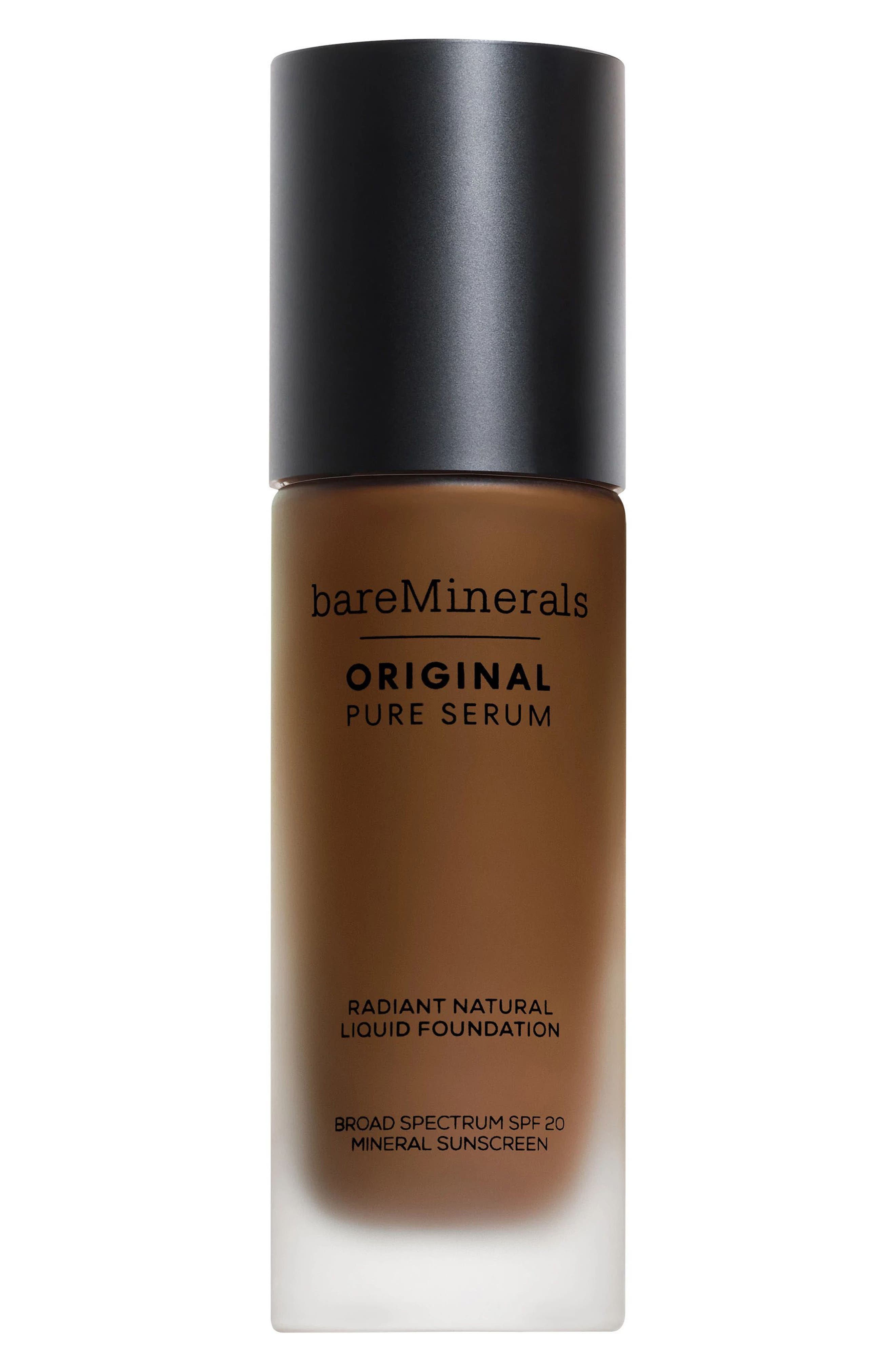 bareMinerals® Original Pure Serum Radiant Natural Liquid Foundation Mineral SPF 20 in Deep Warm 6 