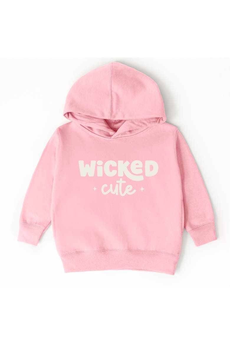Wicked Cute Bold Toddler Hoodie, Alternate, color, Pink