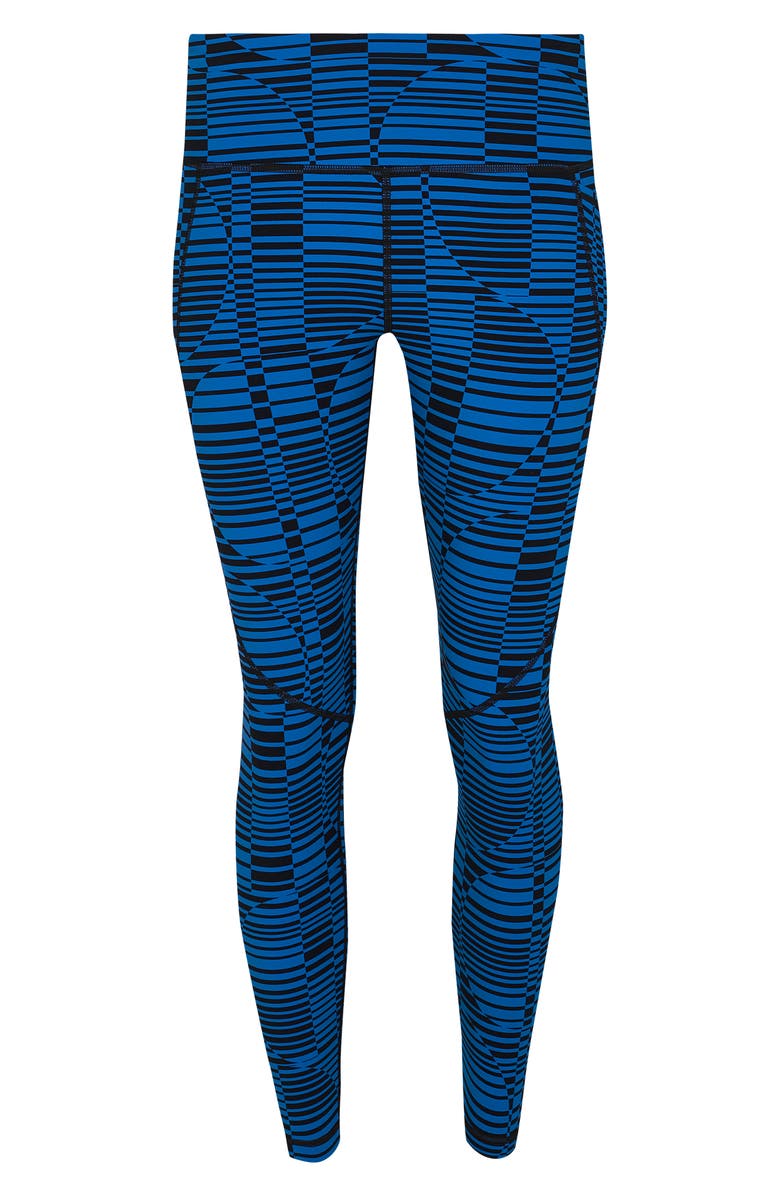 Sweaty Betty Power Pocket Workout Leggings, Alternate, color, Blue Perspective Print
