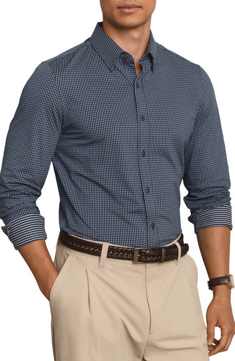 Commuter Slim Fit Gingham Shirt