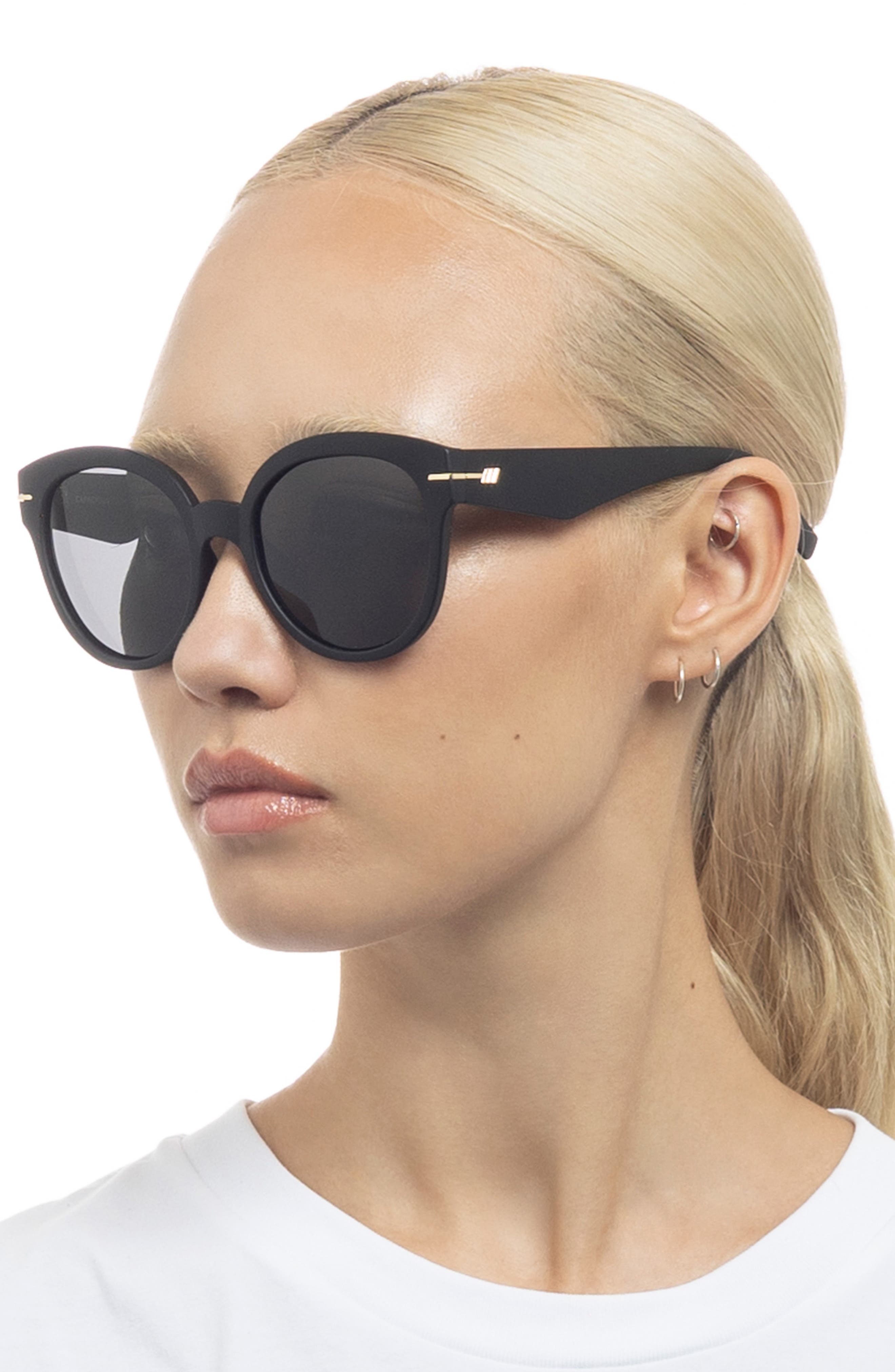 Le Specs Capacious 54mm Polarized Round Sunglasses (Women) | Nordstromrack