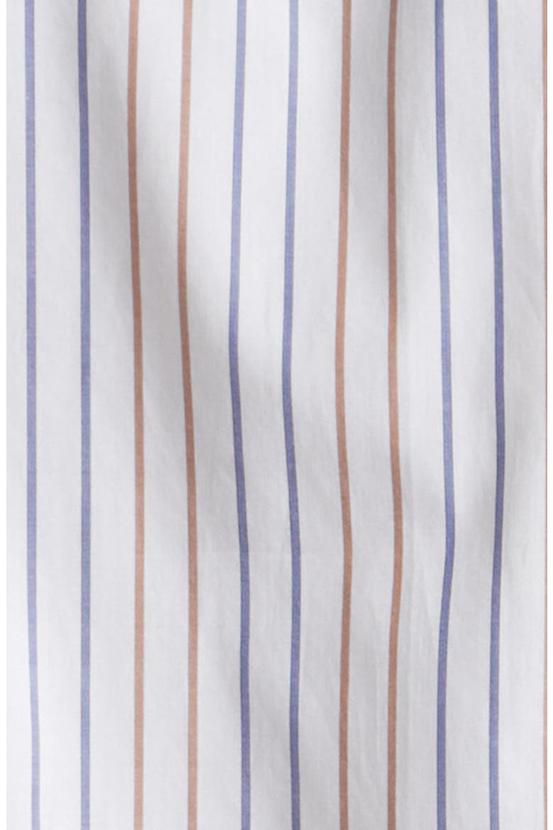 Striped Egyptian Mako Cotton Shirt, Alternate, color, WHITE BLUE 01