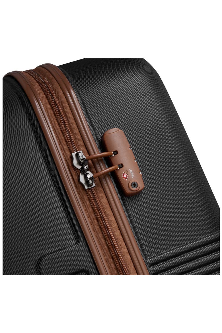 Flanerie 28-Inch Hardside Spinner Luggage, Alternate, color, BLACK/ BROWN