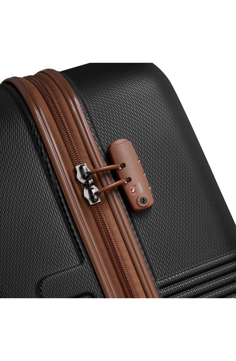 DELSEY Flanerie 28-Inch Hardside Spinner Luggage, Alternate, color, Black/ Brown