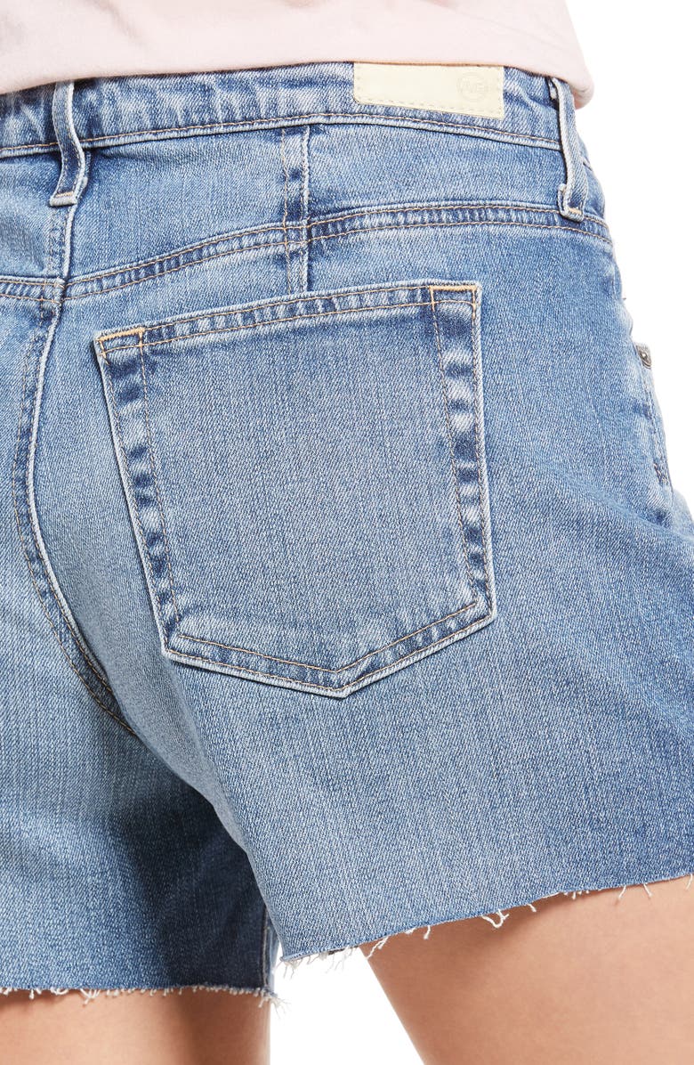 AG Hailey Darted Denim Cutoff Shorts, Alternate, color, 