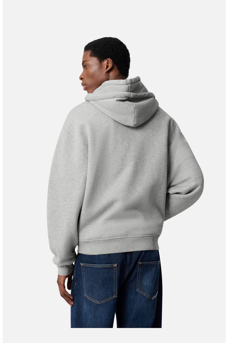 Trey Mélange Hoodie, Alternate, color, Grey Melange