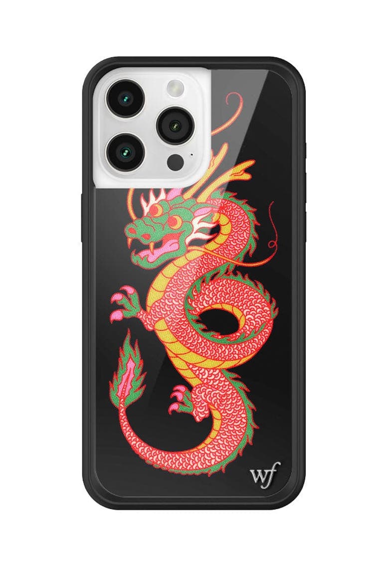Year of the Dragon iPhone Case, Alternate, color, Black