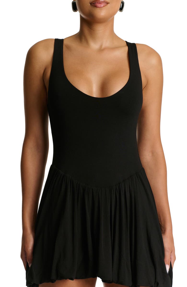 Naked Wardrobe Smooth Bubble Hem Minidress, Alternate, color, 