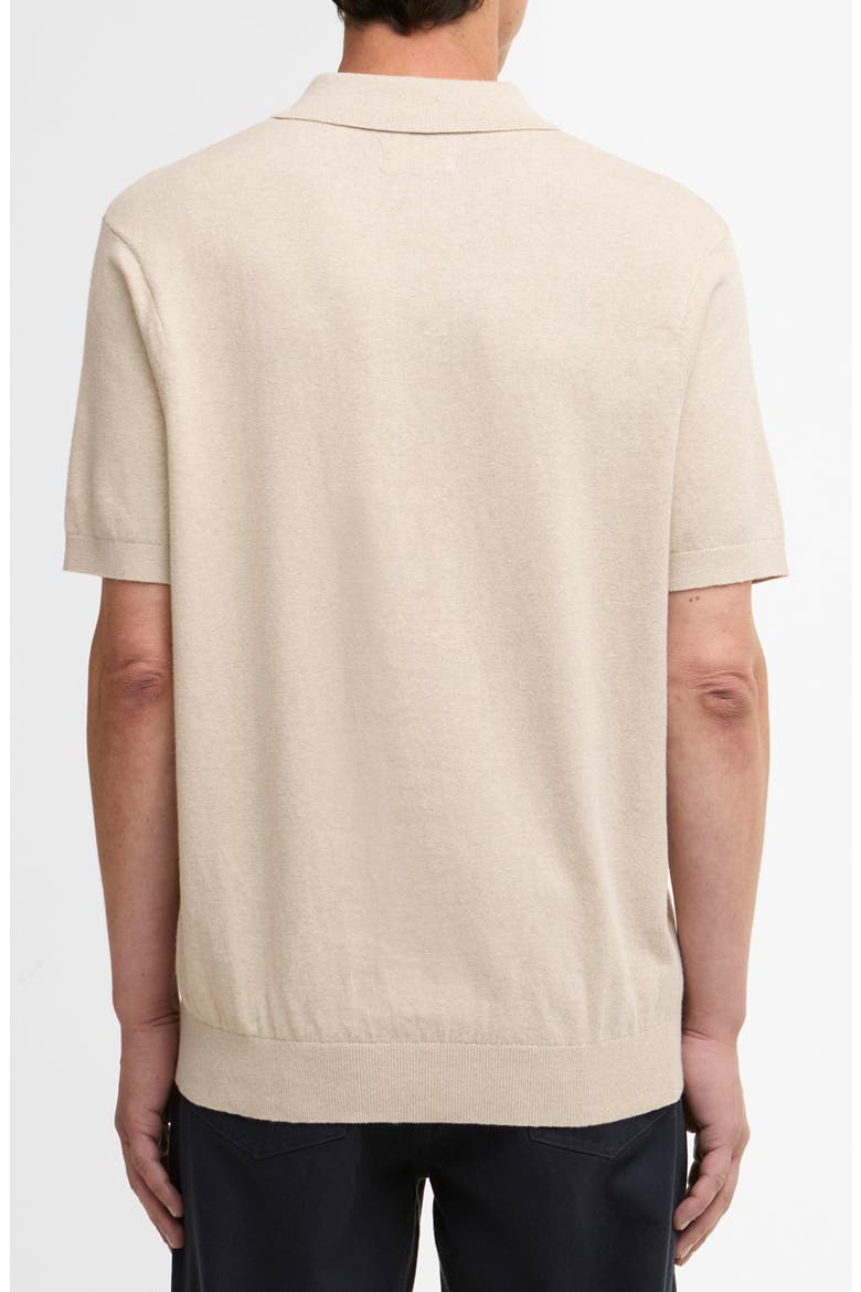 Muston Cotton & Linen Polo, Alternate, color, WASHED STONE
