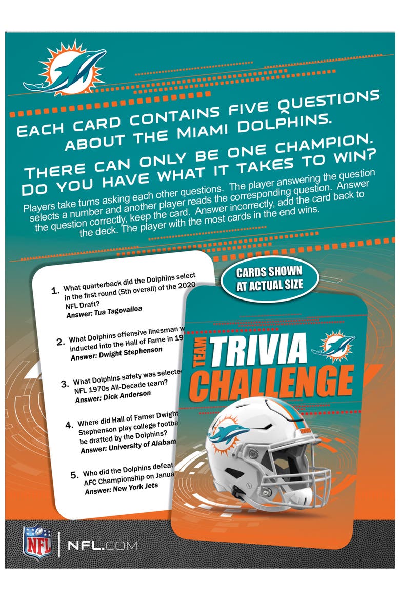 Miami Dolphins Trivia Challenge, Alternate, color, Multicolor