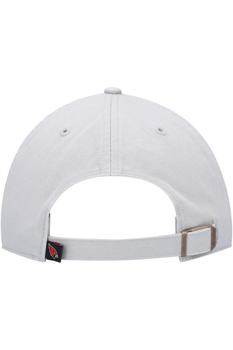 Men's '47 Gray Arizona Cardinals Clean Up Adjustable Hat, Alternate, color, Gray