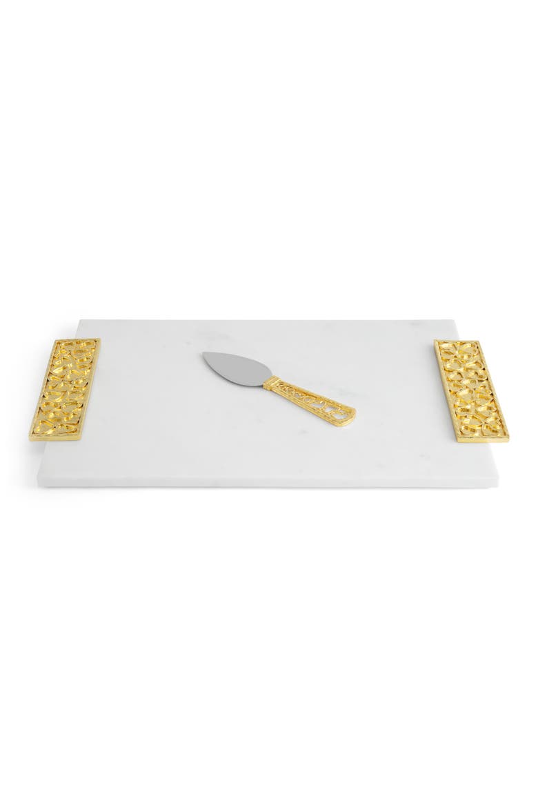 Heart Cheese Board & Spreader, Main, color, White