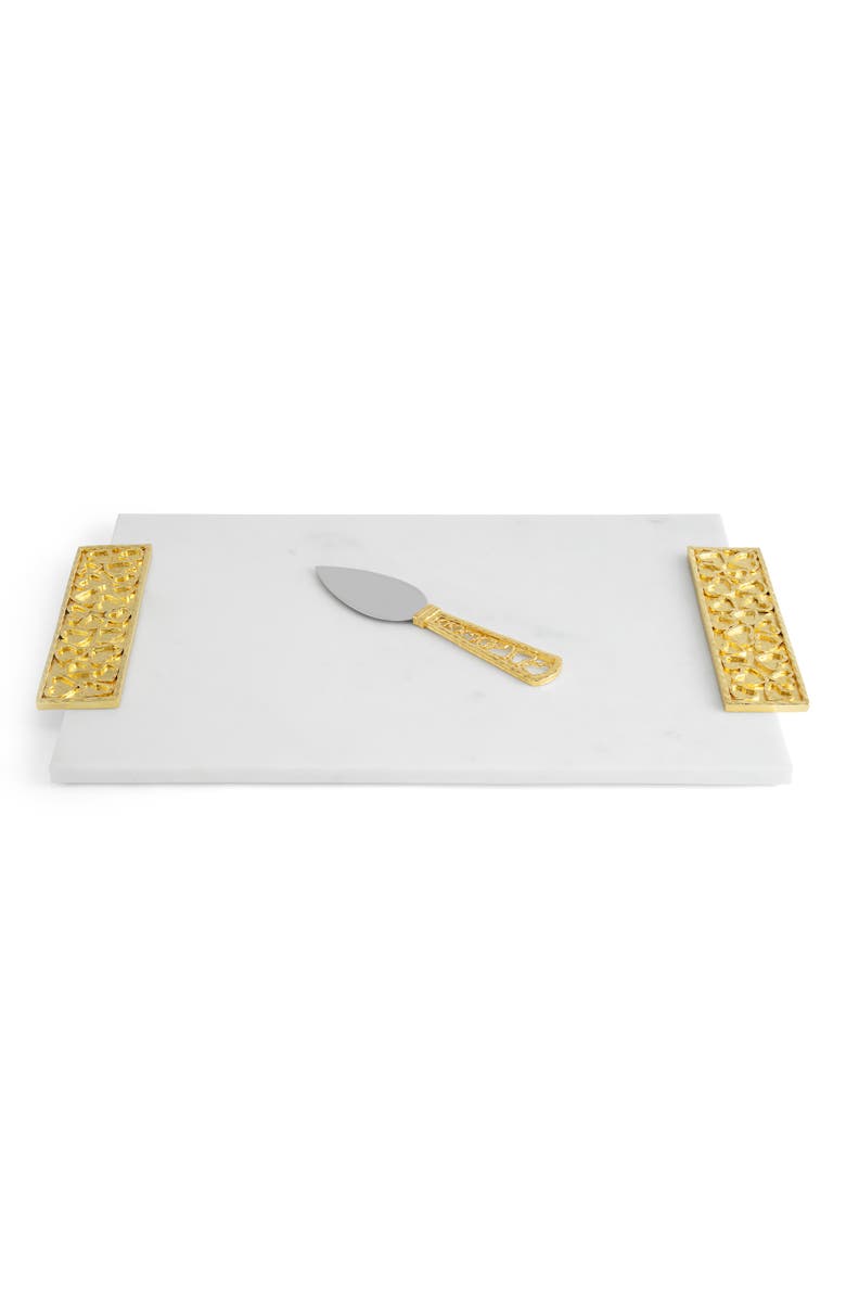 Michael Aram Heart Cheese Board & Spreader, Main, color, White