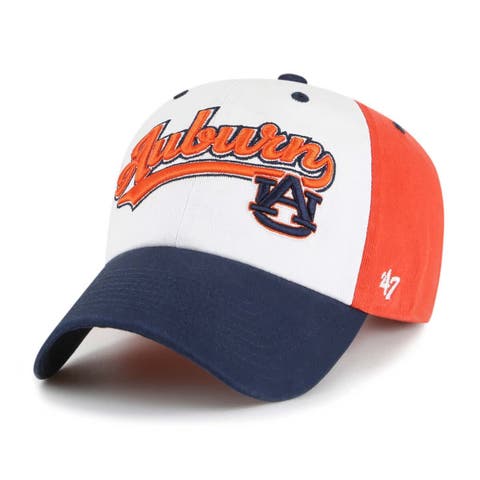 Youth '47  White Auburn Tigers Scooter Clean Up Adjustable Hat