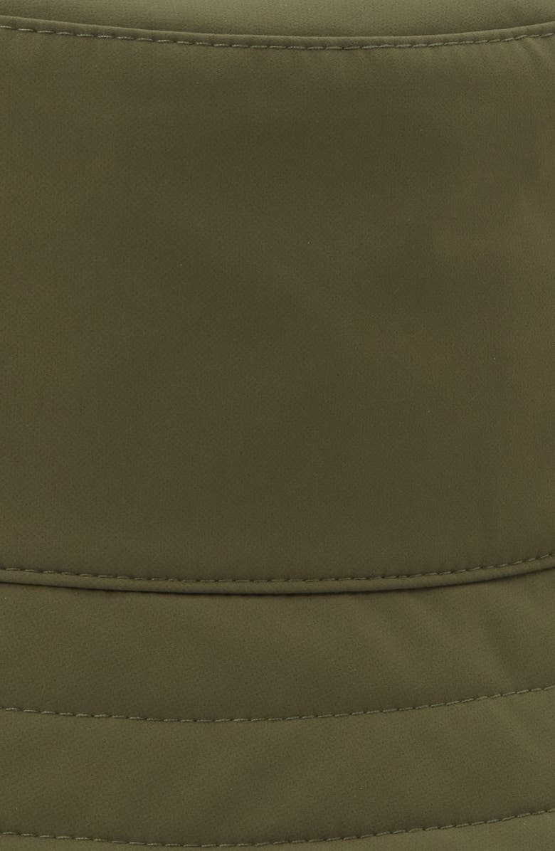 Moncler Grenoble Logo Water Resistant Bucket Hat, Alternate, color, Russian Olive