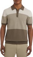 DKNY SPORTSWEAR Intersection Short Sleeve Cotton Polo Sweater