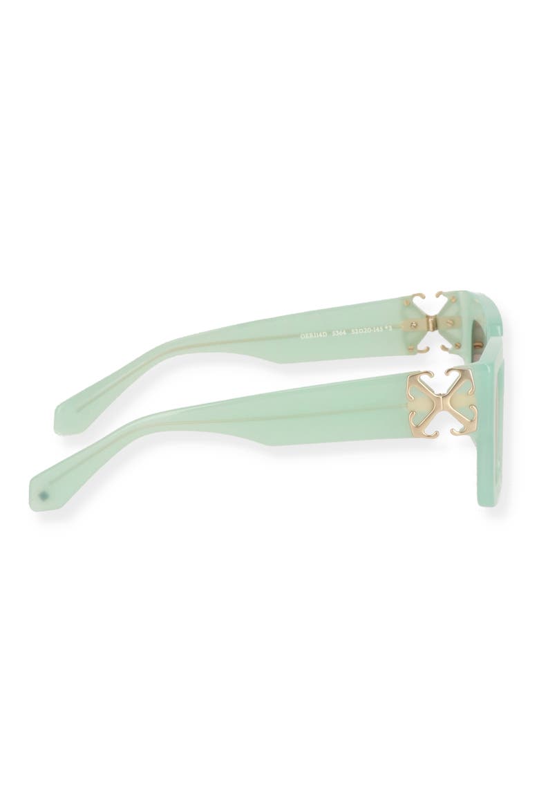 52mm Mystic Square Sunglasses, Alternate, color, SAGE BROWN