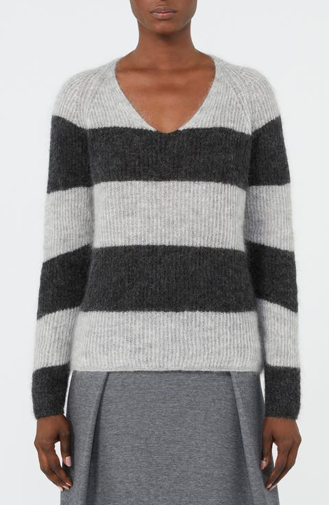 Ricetta Stripe Mohair & Wool Blend Sweater