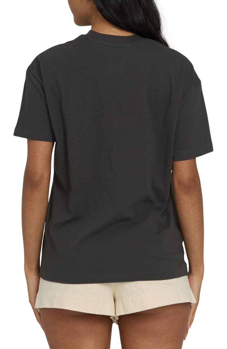 Billabong Rays of Joy Graphic Cotton T-Shirt, Alternate, color, Off Black