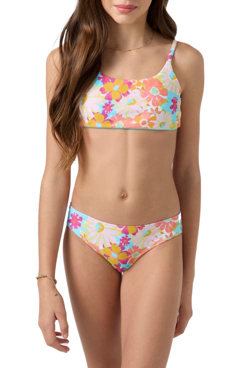 Brasilia Floral Reversible Two-Piece Swimsuit