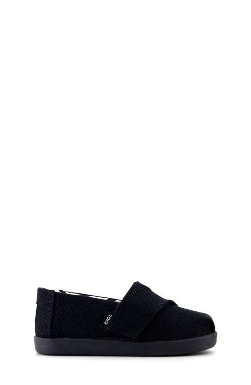 Toms Kids' Alpargata Sneaker In Black