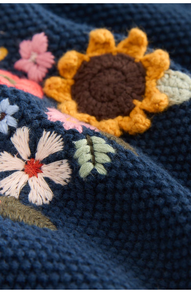 NEXT Kids' Embroidered Sweater & Jeans Set, Alternate, color, Blue