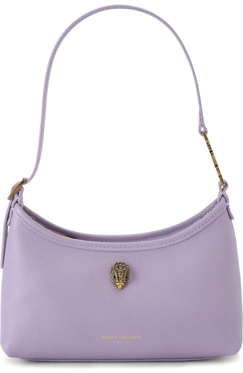 Kurt Geiger London Kurt Sling Leather Shoulder Bag, Main, color, Lilac