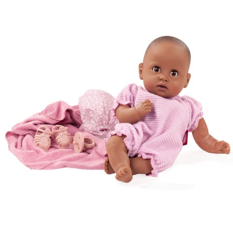 Aquini 13" Soft Cloth Bath Baby Doll