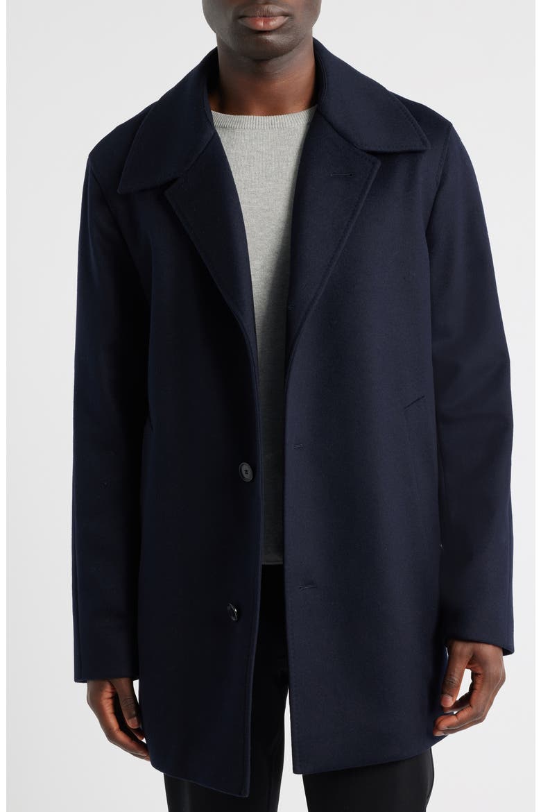 Clark Wool Blend Bib Jacket, Alternate, color, DARK BLUE
