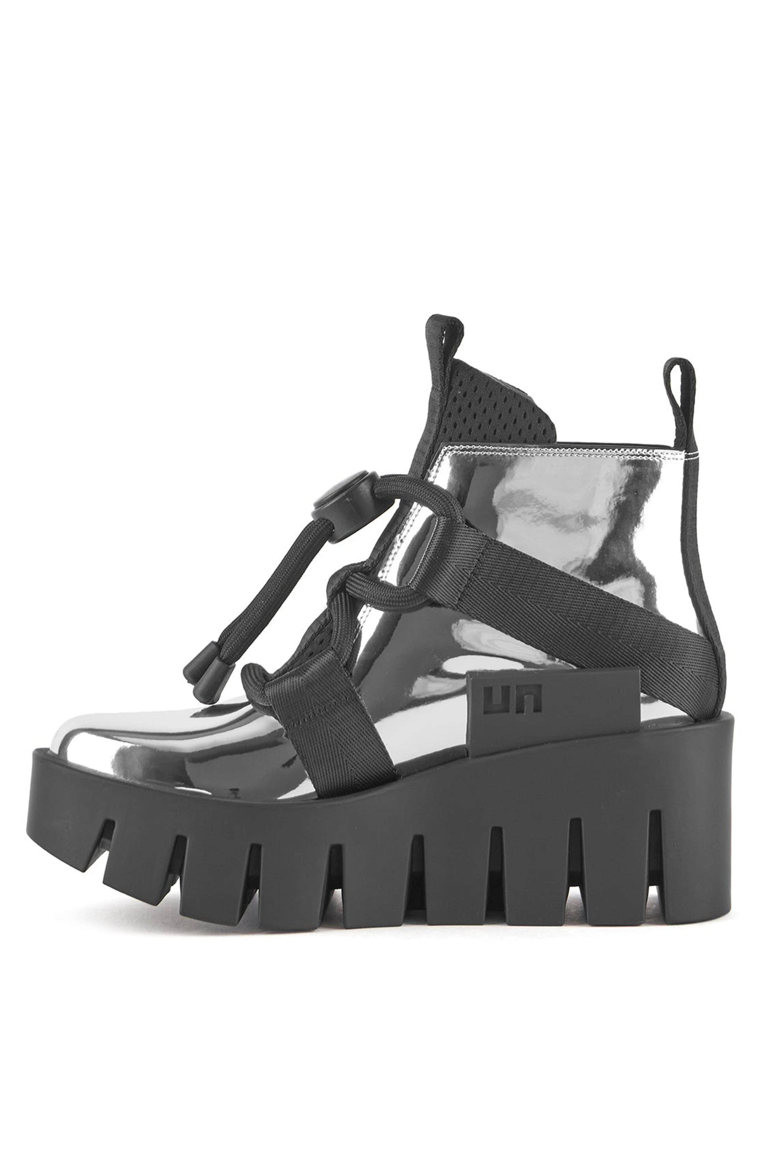 United Nude Grip Nomad Lo Platform Lug Bootie, Alternate, color, Silver