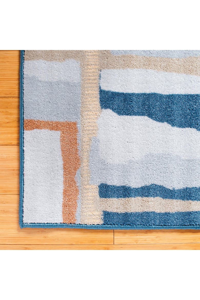 Mountain Clouds Carpet - 4' x 6' Rectangle, Alternate, color, Blue