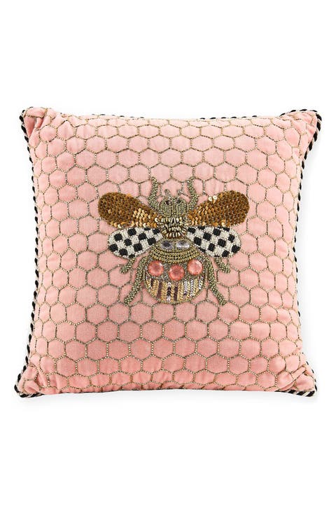 Queen Bee Throw Pillow