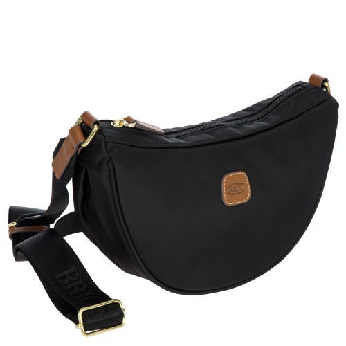 Bric's X-travel Mini Halfmoon Bag In Black