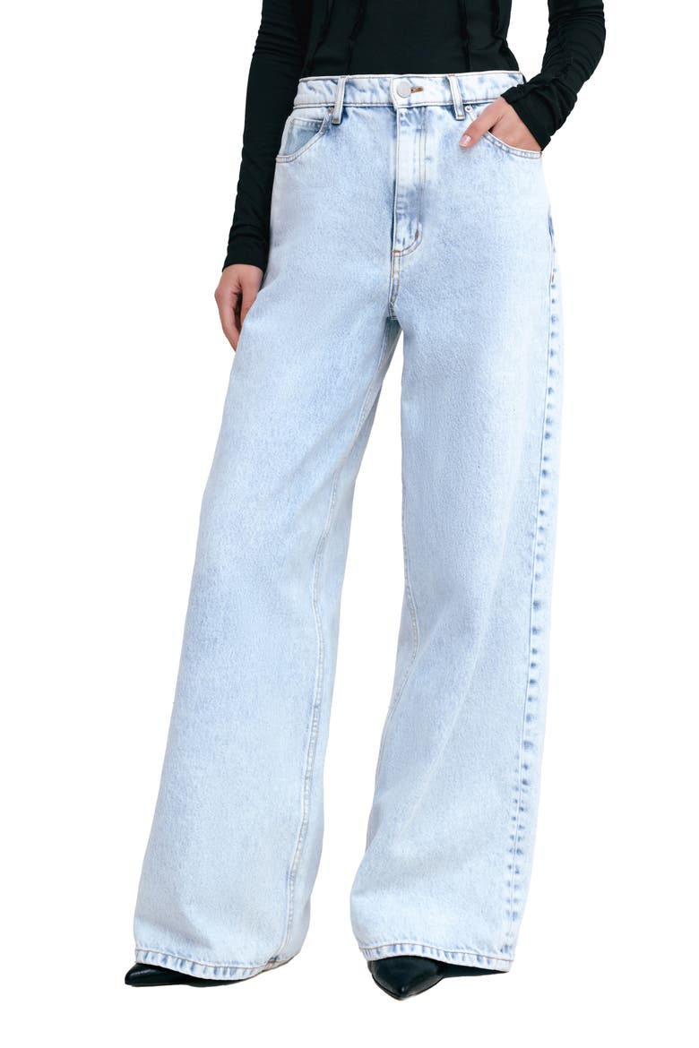 Linda Wide Leg Jeans, Main, color, LIGHT BLUE