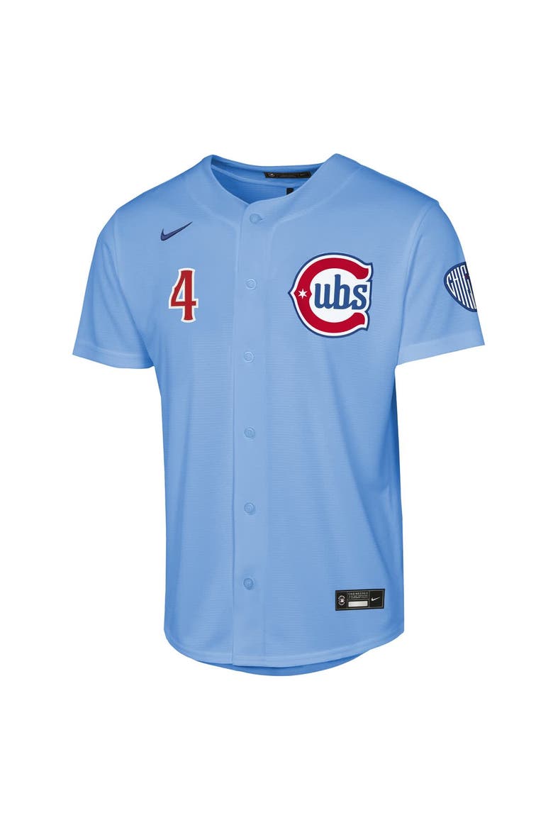 Youth Nike Pete Crow-Armstrong Light Blue Chicago Cubs Alternate 2 Stadium Jersey, Alternate, color, Light Blue