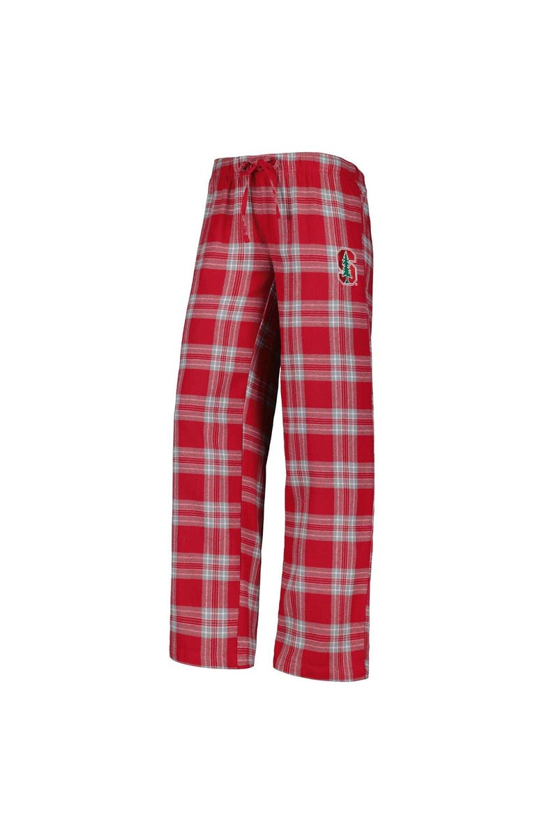 CONCEPTS SPORT Women's Concepts Sport Cardinal/Gray Stanford Cardinal Badge T-Shirt & Flannel Pants Sleep Set, Alternate, color, Cardinal