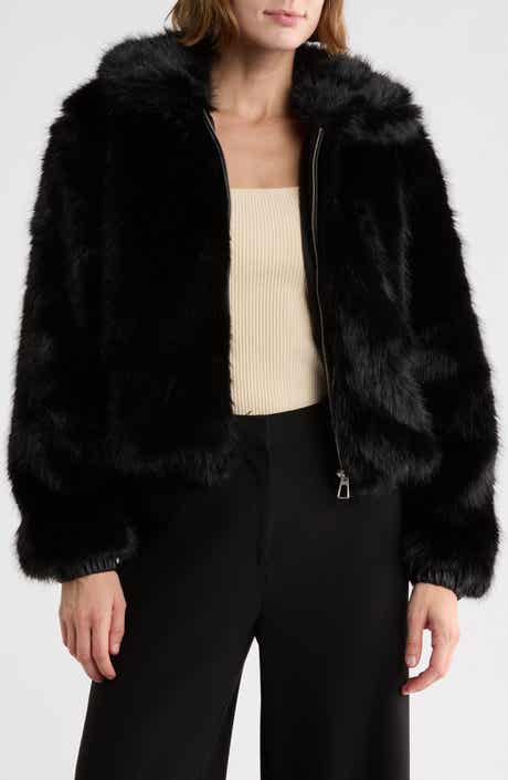Faux Fur Crop Jacket