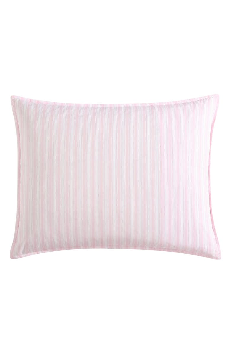 Laura Ashley Delphine Cotton Comforter Set, Alternate, color, Mauve Pink