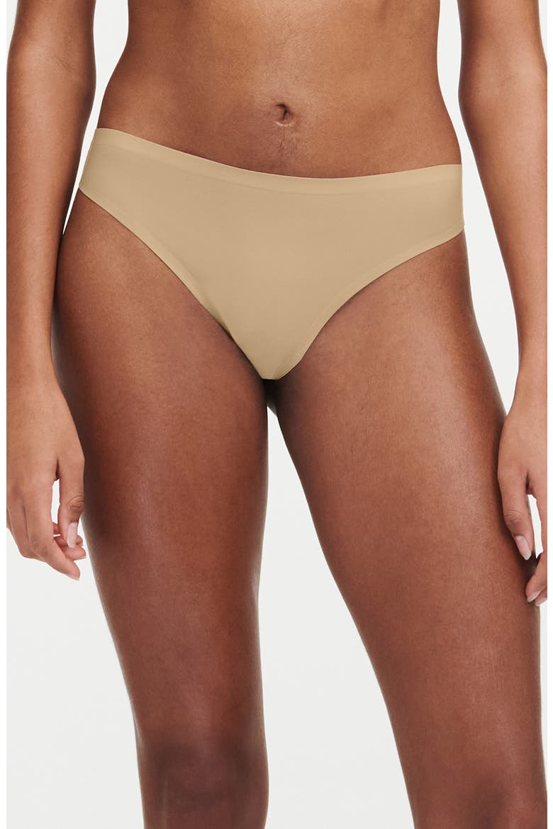3-Pack Soft Stretch Thongs, Main, color, BEIGE