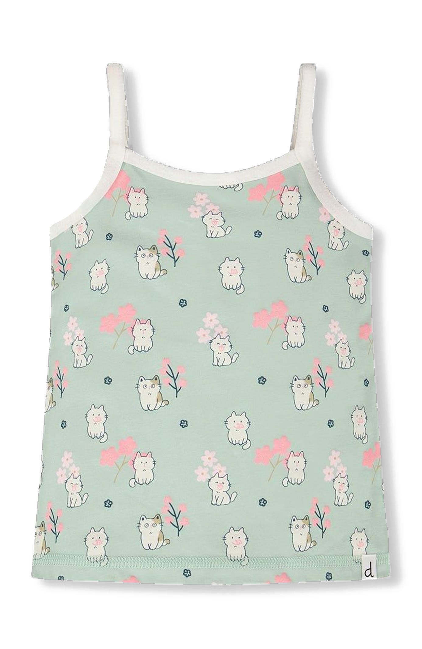 selected Green Kitten Print