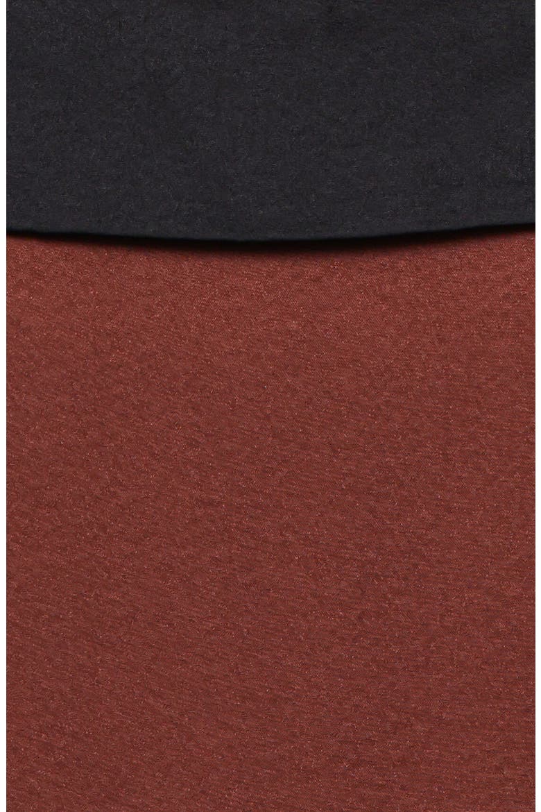 Carita Colorblock Maxi Dress, Alternate, color, BLACK/ BROWN