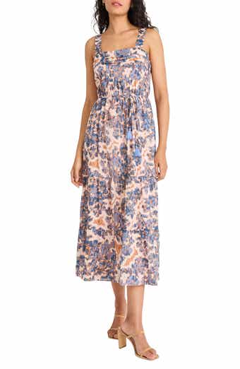 Floral Print Sleeveless Dress
